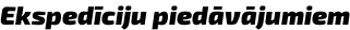 Ekspedīciju piedāvājumiem